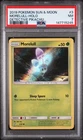 2019 POKEMON SUN & MOON DETECTIVE PIKACHU #3 MORELULL-HOLO PSA 7