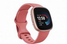 Google Fitbit Versa 4 Fitness Smartwatch – Pink Sand / Gold (GPS, Heart Rate)
