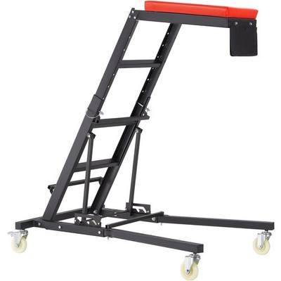 Top Creeper Adjustable 42.5''-64.8'' 400lbs Capacity 4 Casters Padded Deck