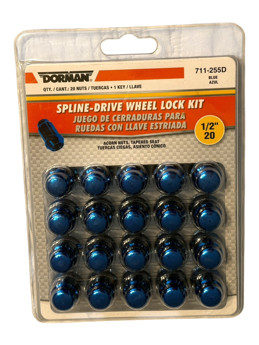 Nhân Đỗ Dorman 711-255D Blue Spline-Drive Wheel Lock Set (1/2