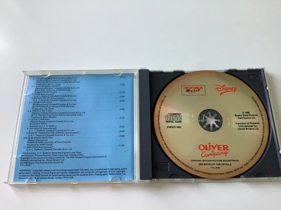 Disney Oliver & Company Soundtrack CD  Preowned - Image 3 of 4