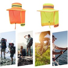 Reflective Safety Hat Bucket Hat With Neck Flap High Visibility hat Ranger Hat