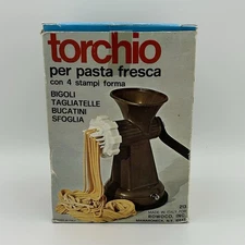 Vintage Pasta Maker Machine Rullinet Torchio Fresca Extruder Italy 213 Complete
