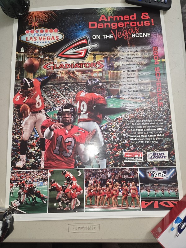Las Vegas Gladiators Poster