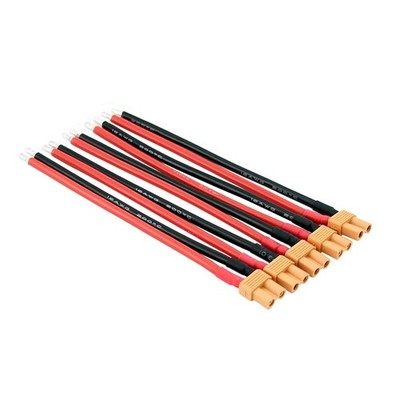 5pcs XT30 / XT-30 Female Connectors w/ 10cm 16awg Wire for Turnigy/Zippy-19
