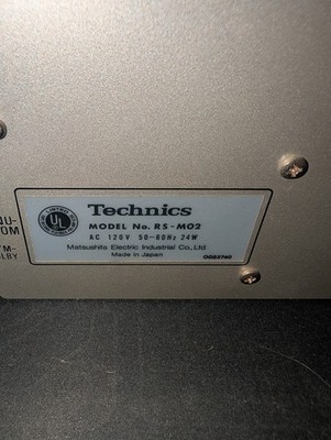 Technics RS MO-2 Cassette Deck Multi volt- VTG Collectors Piece