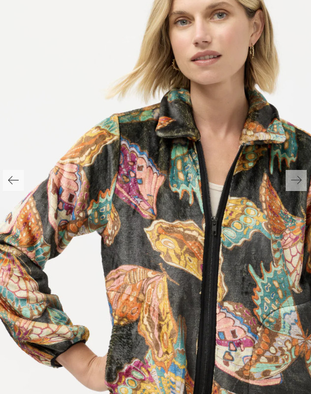 JOHNNY WAS ESTHER SHERPA JACKET C41725-E OFELIA XS