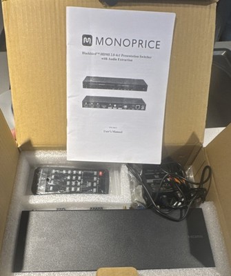 Monoprice HDMI 2.0 4x1 Switch Audio Extraction