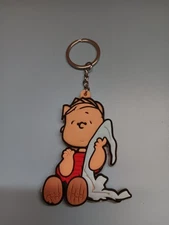 Peanuts Linus Van Pelt  (Rubber) Double Sided Key Chain #SN5 (NEW)