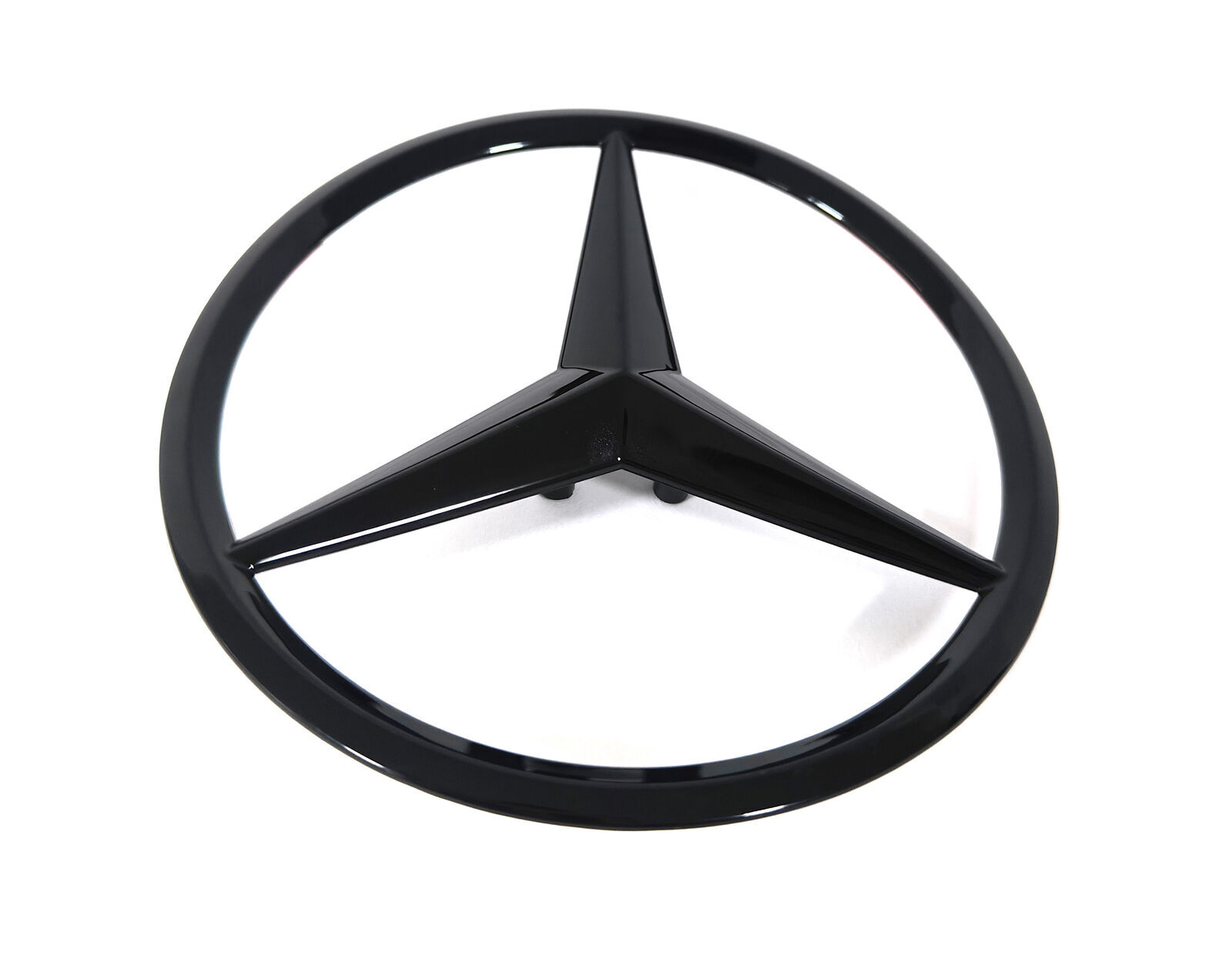 For W117 CLA Mercedes AMG CLA250 GLOSS BLACK Star Emblem Rear Trunk Lid Badge