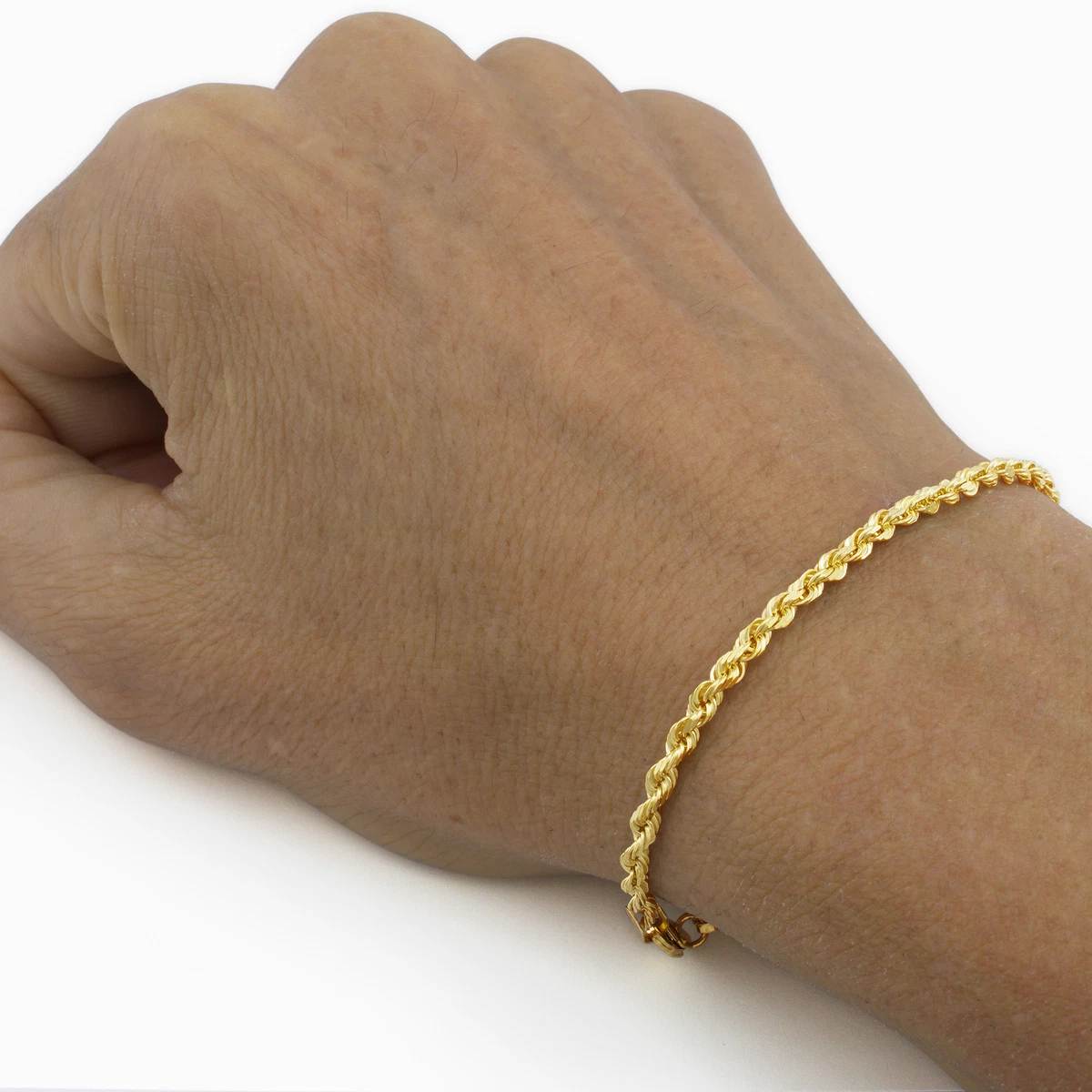 Mens rope chain bracelet sale