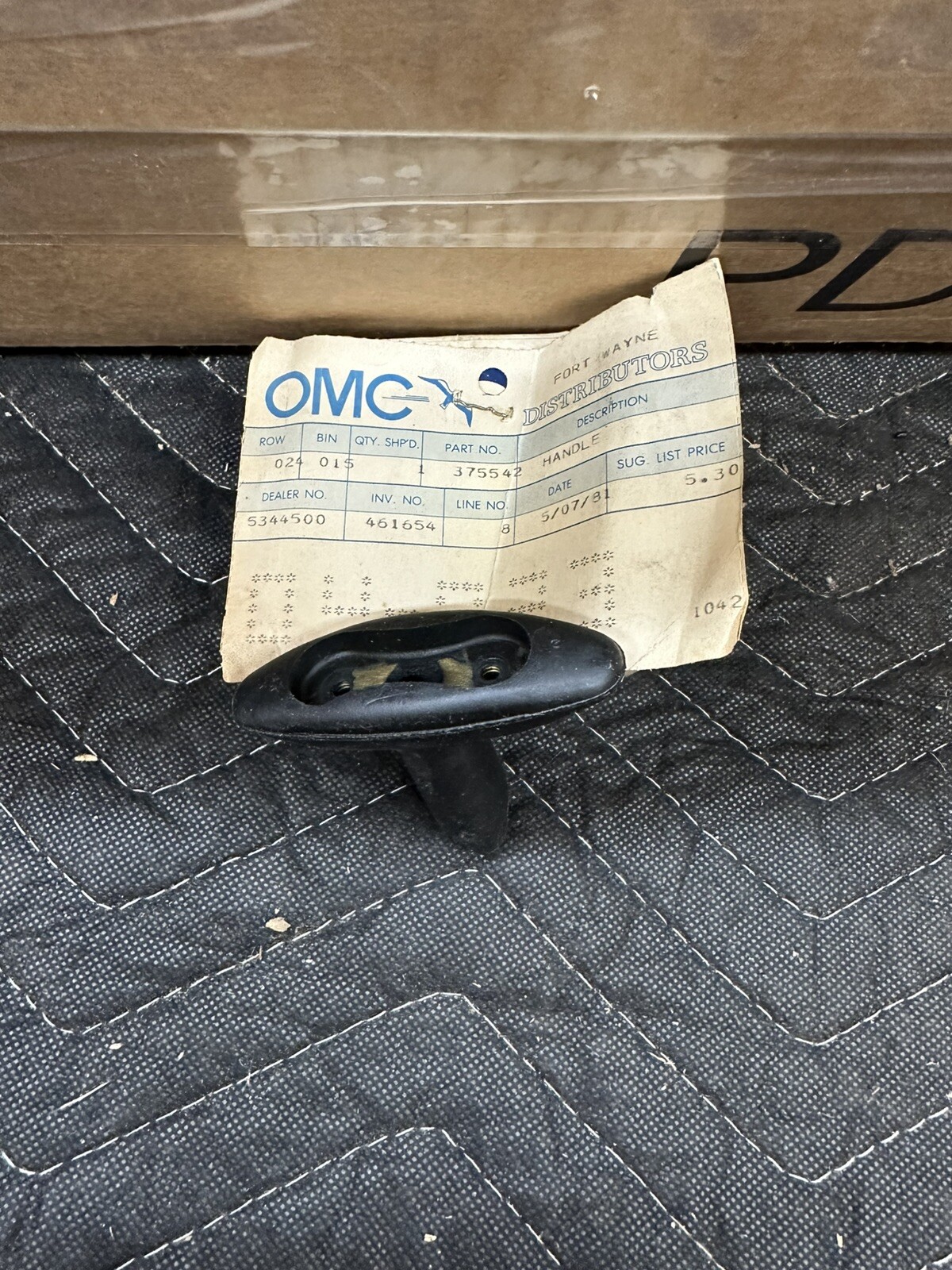 375542 OMC Johnson Evinrude Pull Start Handle NEW OEM NOS