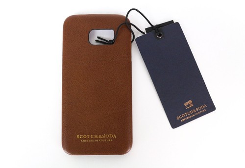SCOTCH & SODA Ams Couture Men Phone Case OS Brown Cow Leather Samsung Galaxy S7
