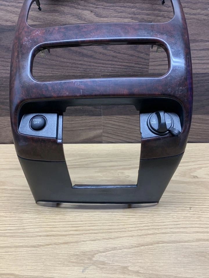 Chrysler Concorde 2001 control de clima madera tablero bisel OEM Foto 3 de 4