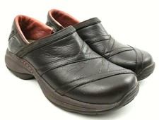 Merrell Primo Patch Bug Brown Leather Slip On Moc Loafer Shoes Women's Size 7