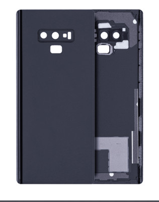 Back Cover Glass With Camera Lens Samsung Galaxy Note 9 Midnight Black Original