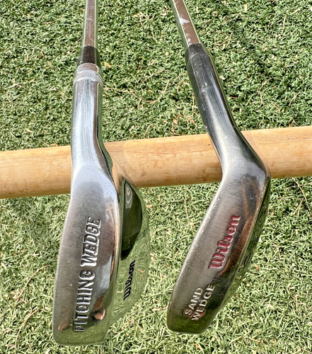 Lot of 2 Wilson Harmonized Wedges - PW & SW 55* RH Steel Shafts