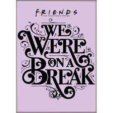 ATA-BOY FRIENDS WE WERE ON A BREAK MAGNET 2.5” X 3.5” NEW