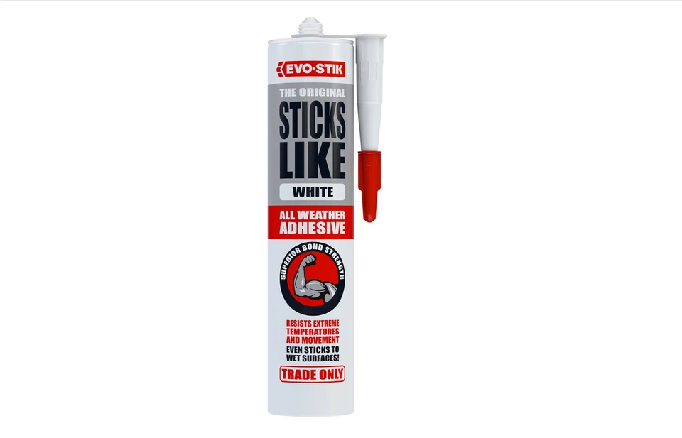 Evo-Stik The Original Sticks Like White All Weather Adhesive-290ml