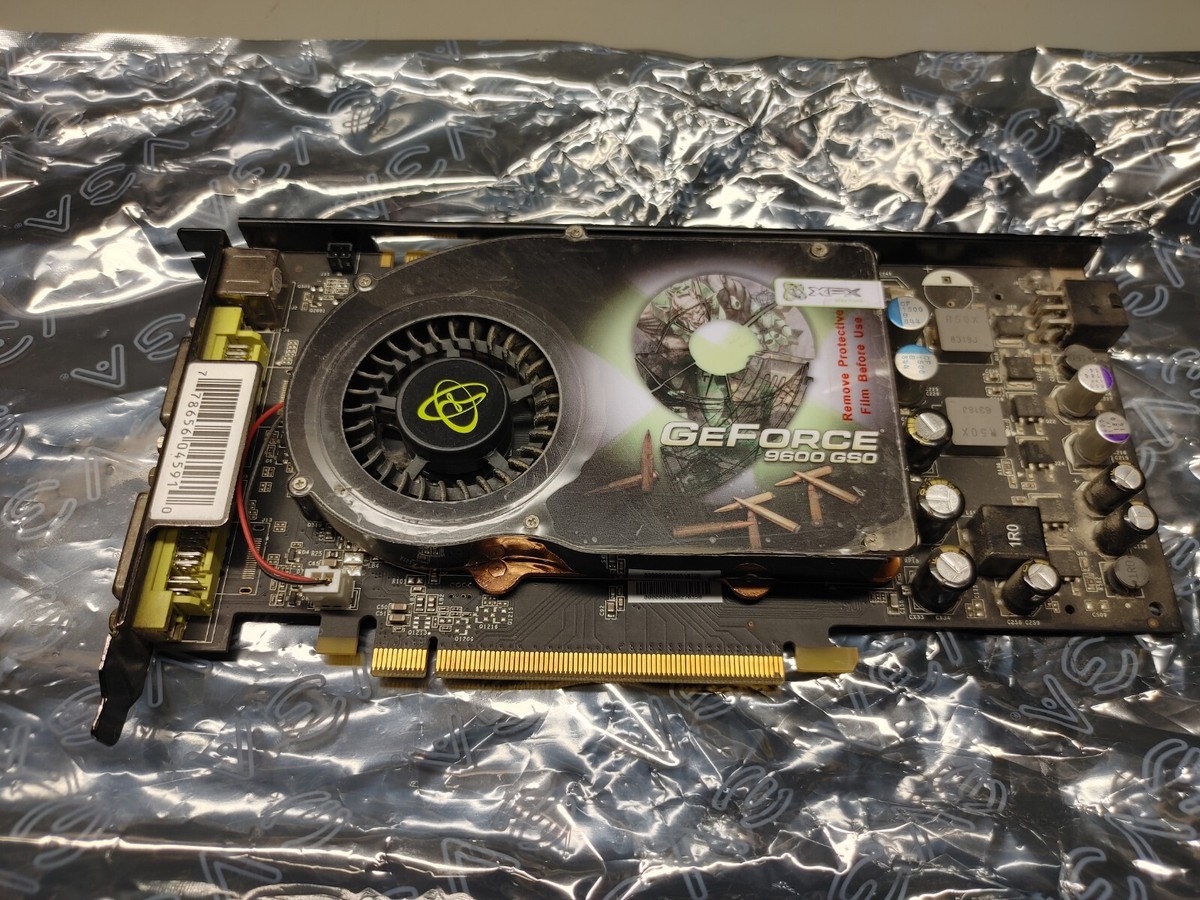 XFX NVIDIA GeForce 9600 GSO (PVT96OSDF4) 768MB DDR2 SDRAM PCI
