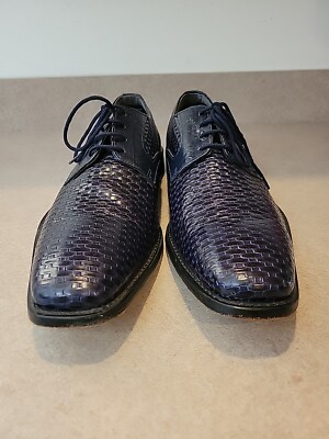 Stacy Adams Mens Sanfillipo Basket Woven Leather Oxford 