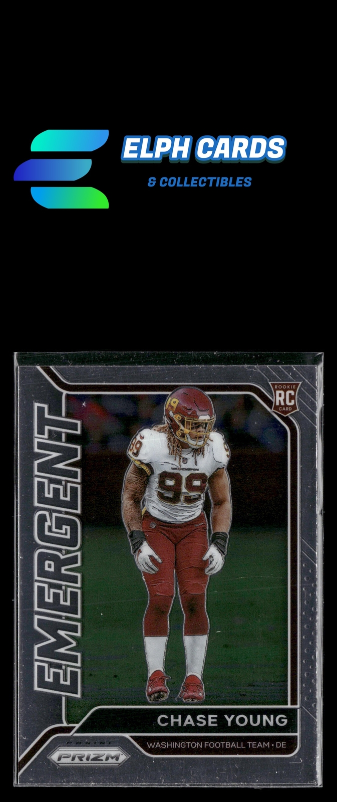 2020 Panini Prizm #15 Chase Young Emergent