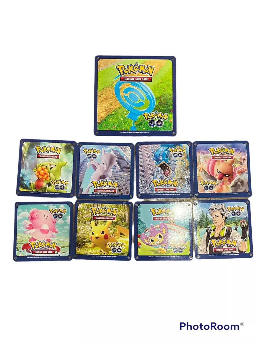 Pokemon GO TCG 2D Signage Display Set Store Promotional 1-12 x 12, 8-8 x 8