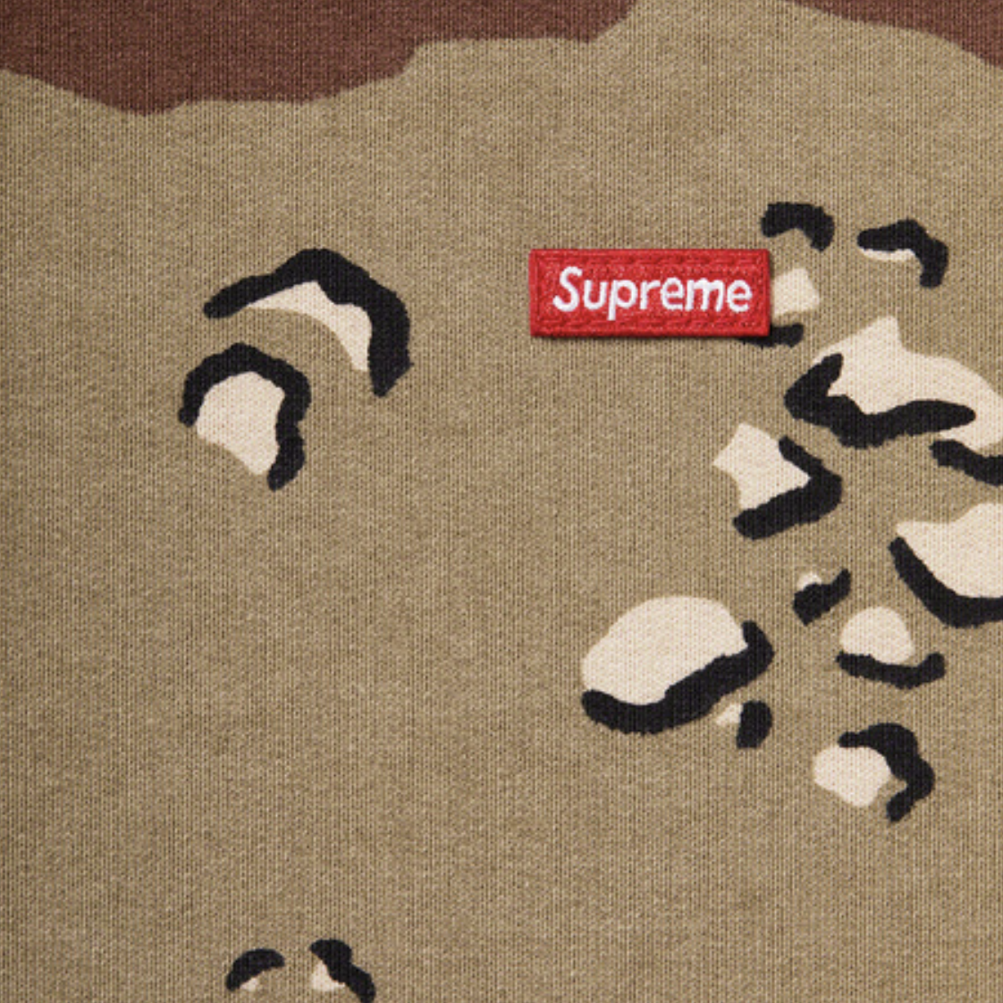New Supreme Small Box Crewneck Sweatshirt Logo Camo Fall