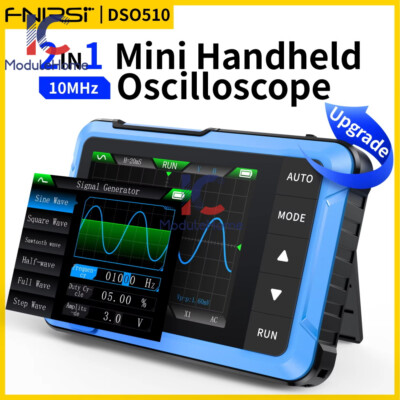 FNIRSI DSO510 2-IN 1 Handheld Digital Oscilloscope Signal Generator 48MS/s 10MHz