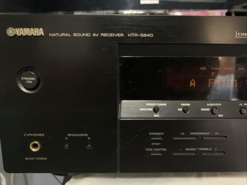 Yamaha HTR 5840 6.1 Channel 350 Watt AV Receiver Remote Antenna Manual Bundle - Picture 3 of 12