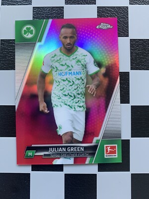 2021-22 Topps Chrome Bundesliga Julian Green Magenta /399 Greuther Fürth c