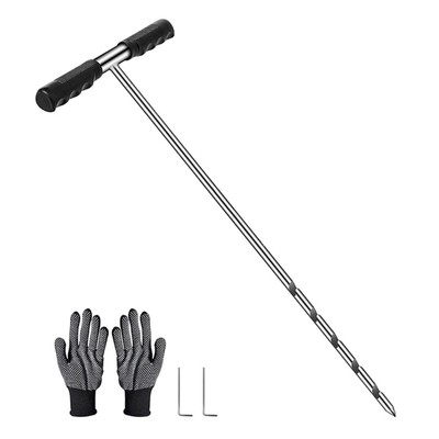 Geological Exploration Tool Quick Soil Device Stainless Steel Sample Probe Set