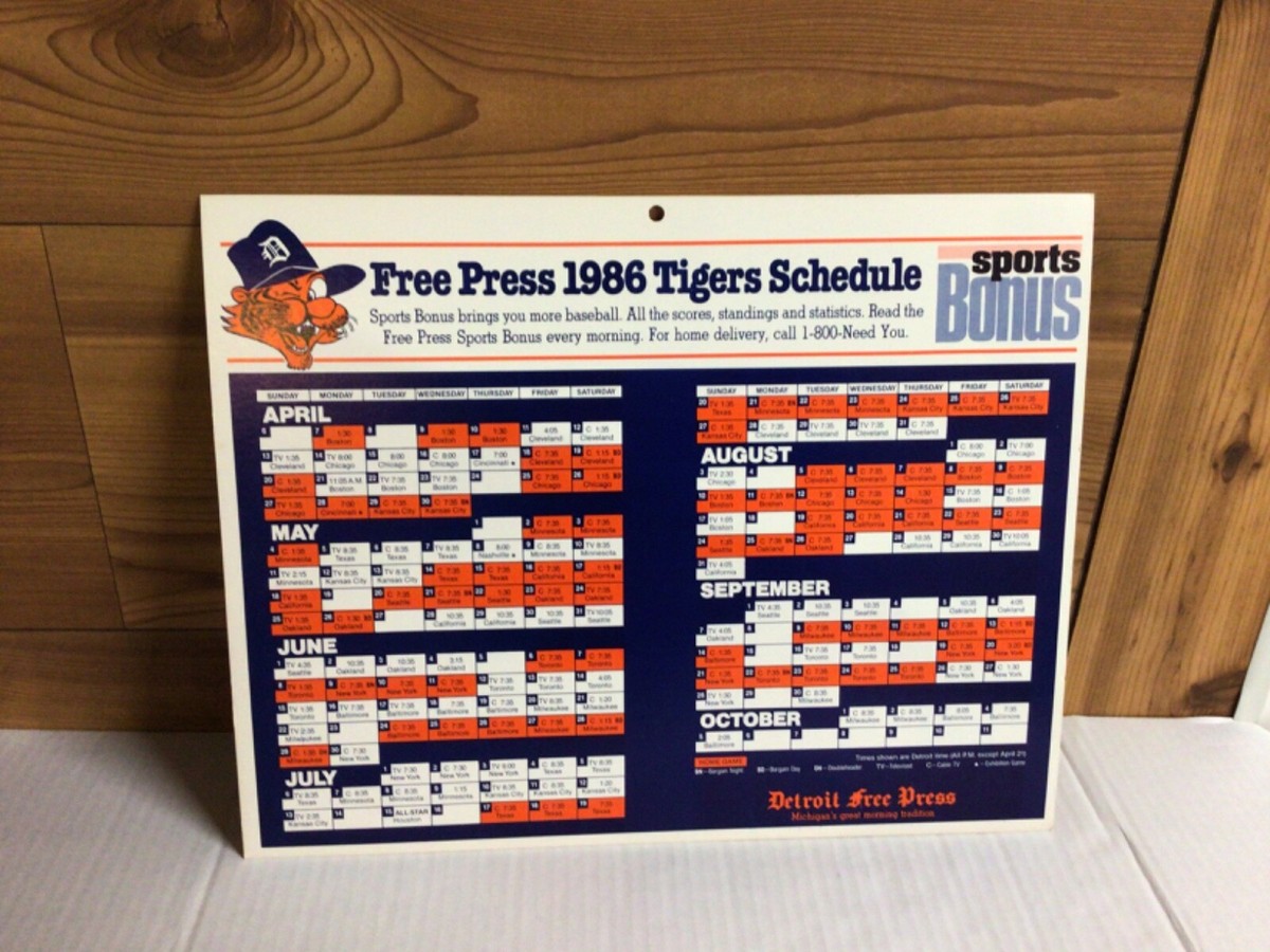 1986-free-press-detroit-tigers-schedule-ebay