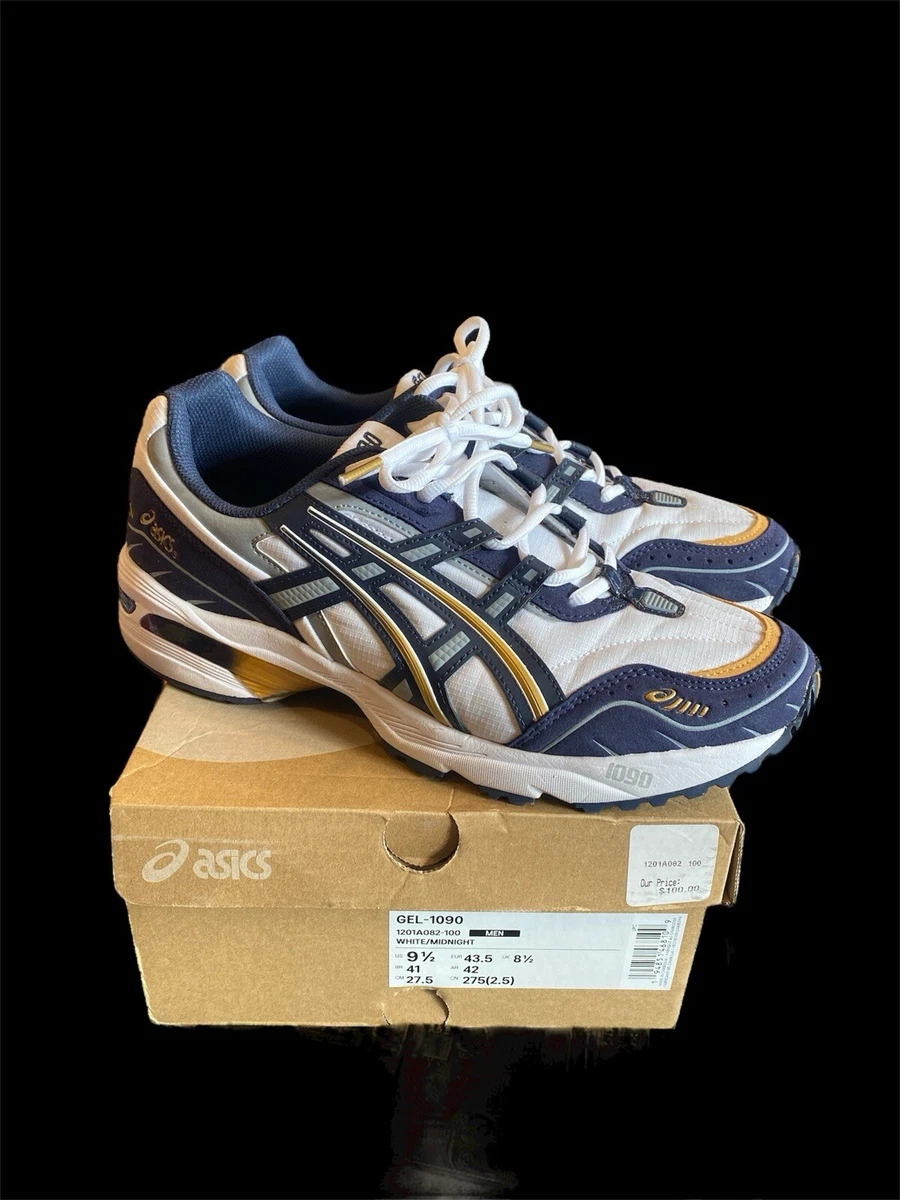 ASICS 1090 Midnight  Navy and White Athletic Shoes Asics gel-1090 1201A082-100 | OVERKILL main image 4