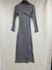 Stateside Gray Lined Long Sleeve Open Leg Dress Women's Size XS Made In USA