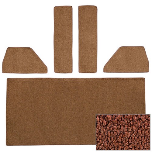 1948-52 Ford F1, F2, F3, F4 Die-cut Rear Accessory Set Loop Carpet! - Picture 35 of 41