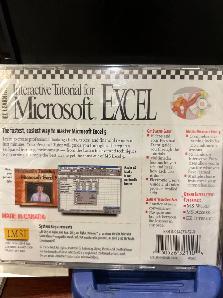 BRAND NEW Interactive Tutorial for Microsoft Training for Excel and Access CDs - Image 4 of 4