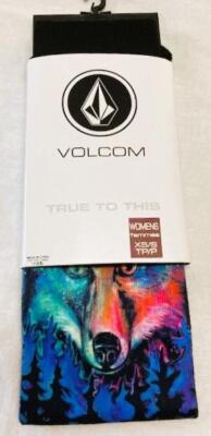 Volcom Women's TTT Snowboard Sock BLBC White Size Small NEW