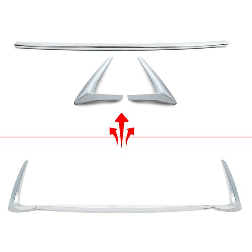 USA For 14-22 Lexus GX460 & Molding Trim Body Kit Front Rear Lower Lip Splitter - Picture 12 of 14