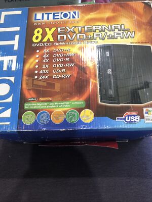 Liteon 8 X external DVD +_ R /RW 