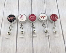 Virginia Tech Badge Reel, Retractable RN Badge Reel, Nurse Badge Reel, College