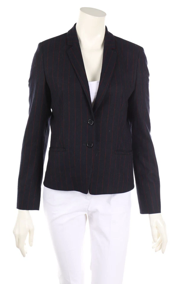 HUGO HUGO BOSS Blazer With Revers Collar Virgin Wool D 36 dark blue
