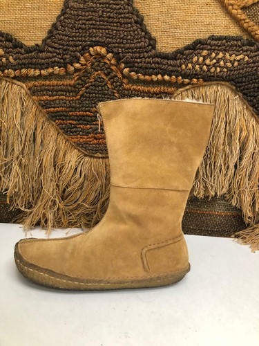 clarks womens fur lined boots