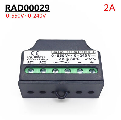 AC 0-550V DC 0-240V 2A RAD00029 80C Motor Brake Rectifier Rectifier Block Device