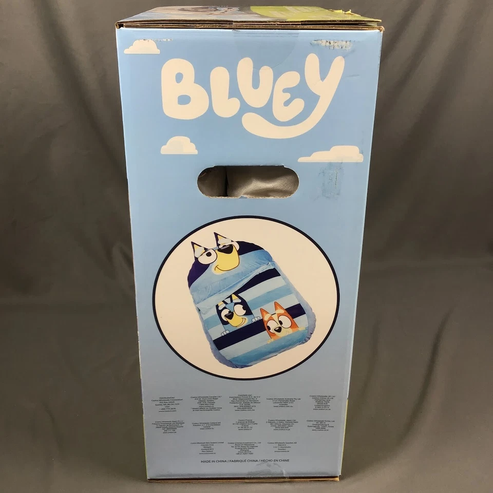 🦴 Tumbona de piso y alfombrilla para siestas Bluey Kids de gran tamaño - 47" x 69" - Almohada de espuma viscoelástica Foto 4 de 4