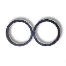 8 Wood Speaker Subwoofer Mounting Spacer Rings - 1 Pair Gray