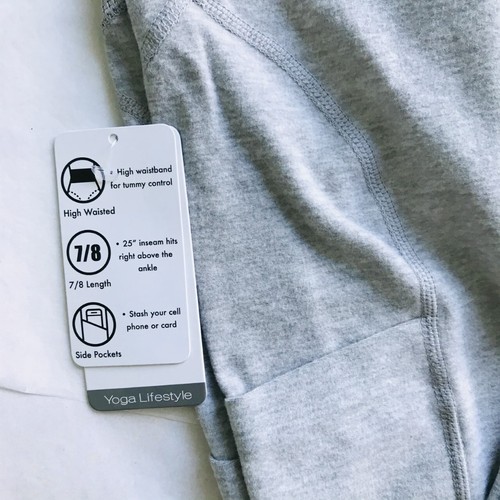 Apana Damen Active Hose hoher Bund 7/8 Länge Handytaschen Größe: M - Bild 5 von 5