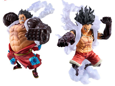 One Piece LUFFY Figure set of two KING OF ARTIST Bound Man Snake Man Gear4