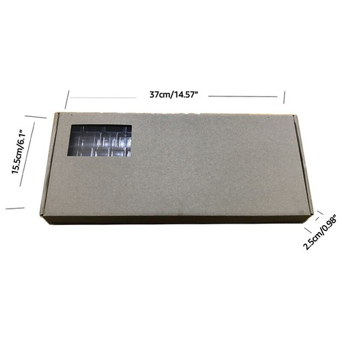 2-Layers Keycap Storage Box Dustproof Washable Clear Lid Compartment Keycaps - Afbeelding 8 van 10