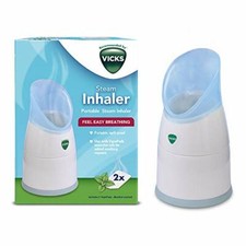 Steam Inhaler Facial Personal Steamer Nasal Sinus Cough With Two Scent Pads